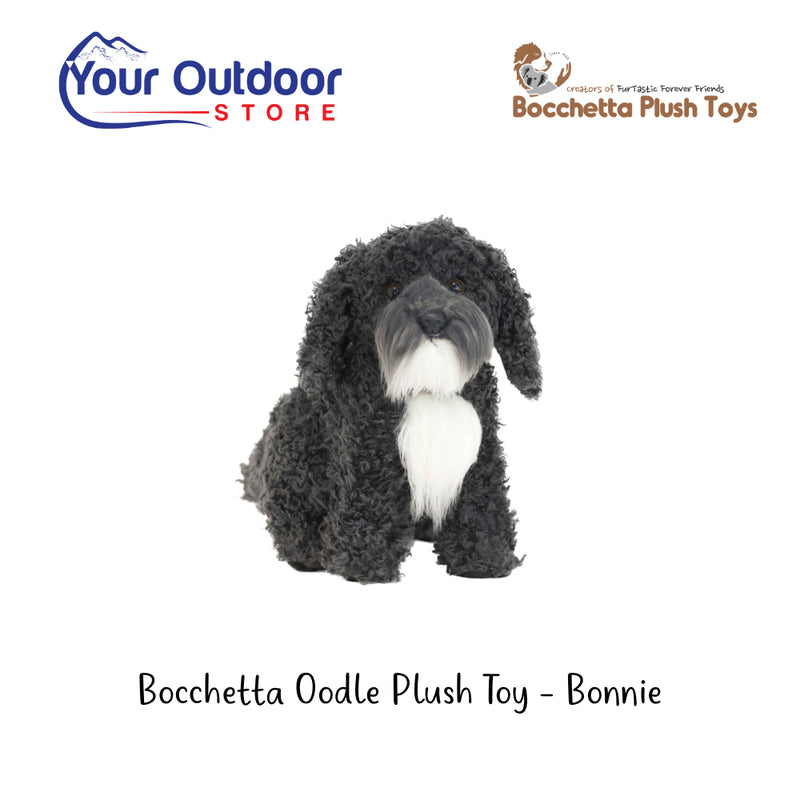 Bochetta Oodle Plush Toy - Bonnie. Hero Image Showing Logos and Title. 