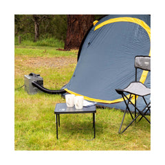 Grey | Gasmate Portable Diesel Heater -Shown Set Up Into Tent.