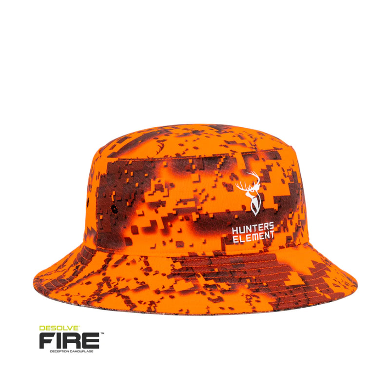 Desolve Fire | Hunters Element Shift Kids Bucket Hat Image Displaying Front Of Hat.