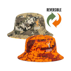 Desolve Fire And Desolve Veil | Hunters Element Shift Kids Bucket Hat Image Displaying Reversible Logo And Variants.