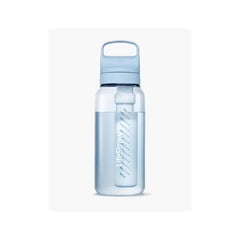 Icelandic Blue | LifeStraw Go 2.0 Water Filter Bottle Image Displaying No Logos Or Titles.