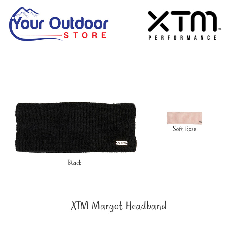 XTM Margot Headband | Hero Image Showing Logos, Titles And Variants.