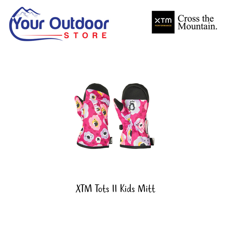 XTM Tots ll Kids Mitt. Hero Image Showing Logos and Title. 