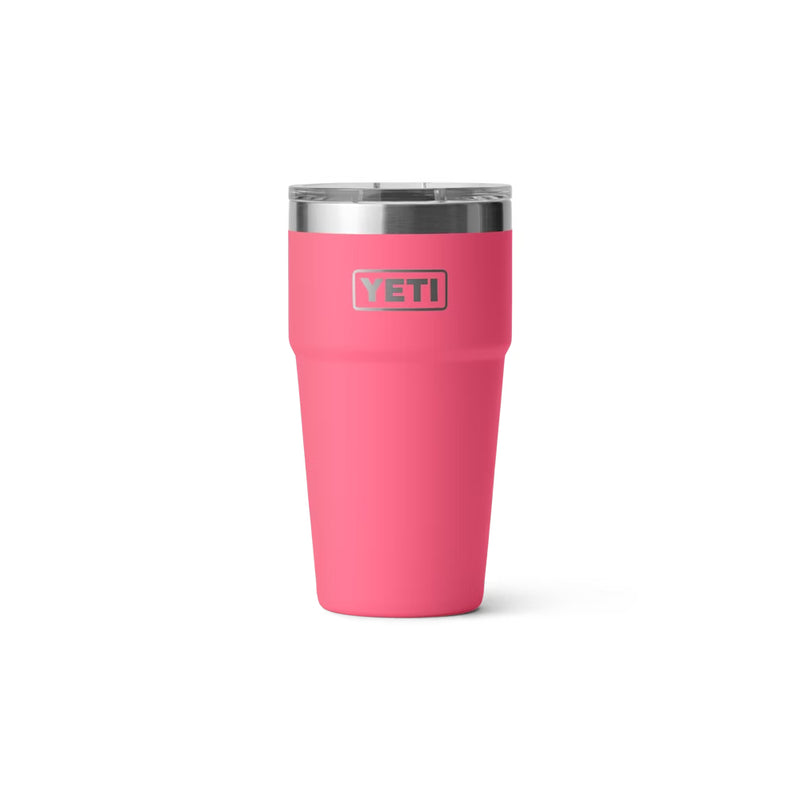 Tropical Pink | YETI 20oz Rambler Stackable Cup Image Showing Front View.
