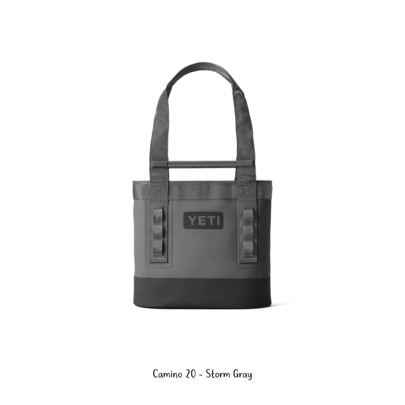 Storm Gray | YETI Camino Carryall Bag. Side View of 20L Bag. 