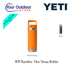 YETI Rambler 18oz Straw Bottle | Hero Image Showing Logos, Titles And Variants.