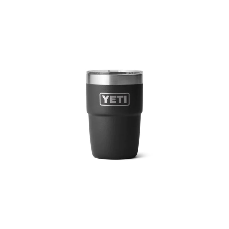 Black | YETI Rambler 8oz Cup with Magslider. Front View. 