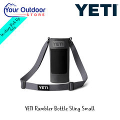 YETI Rambler Bottle Sling Small | Hero image Showing Logos And Titles.