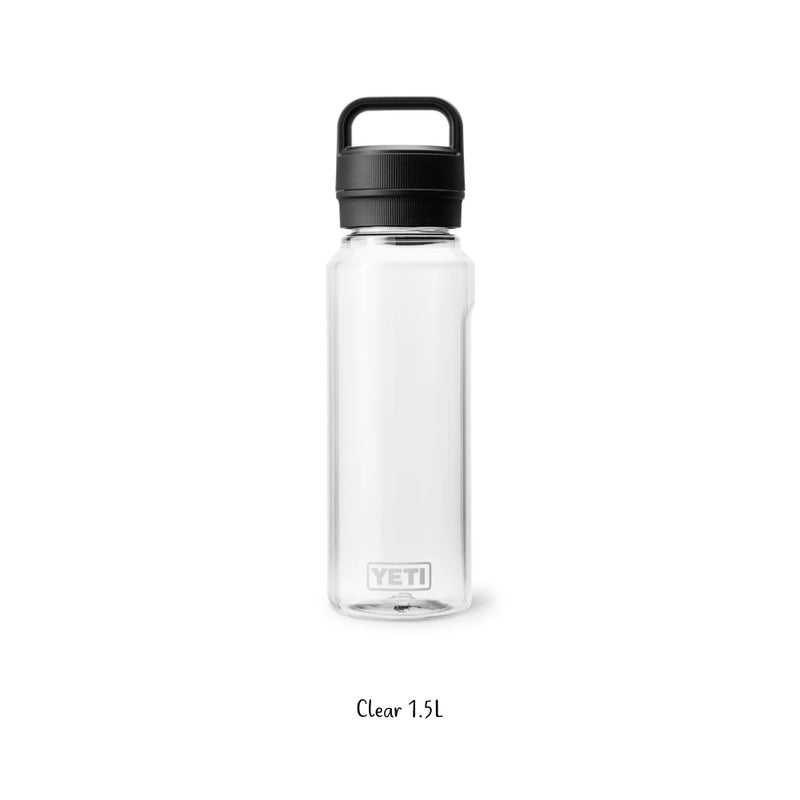Clear | YETI Yonder Drink Bottle. 1.5L - Front View.
