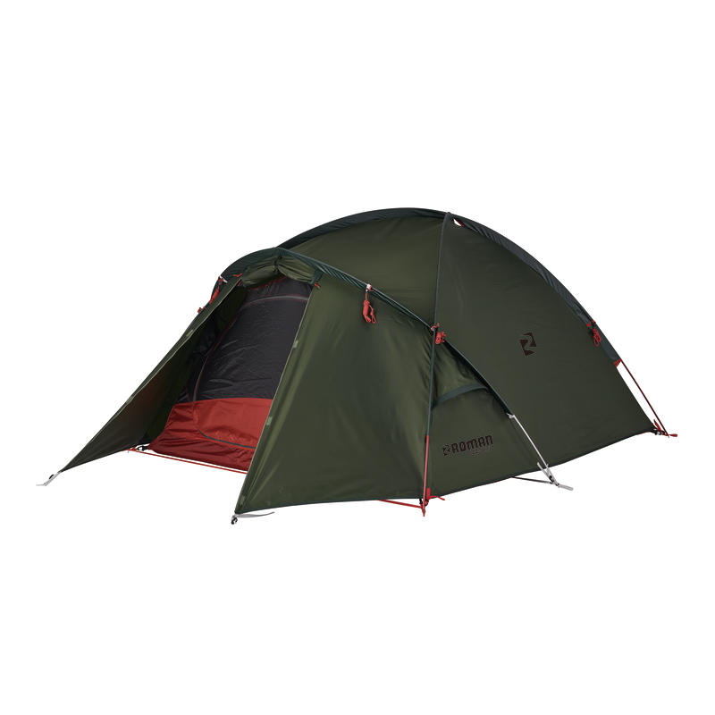 Tent with front vestibule open