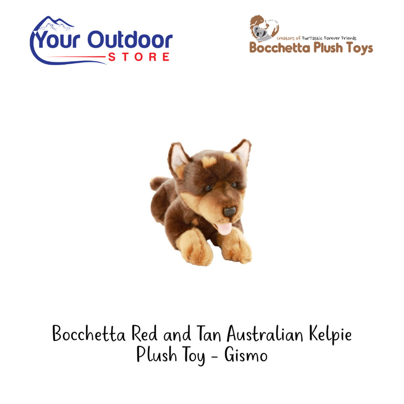 Bocchetta Red and Tan Australian Kelpie Puppy Plush Toy - Gismo