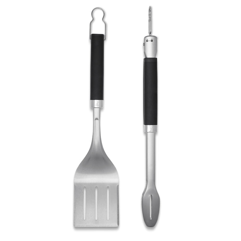 Stainless Steel | Weber Precision Grill Tong And Spatula Set.