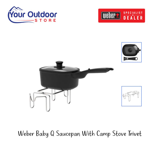er Baby Q Saucepan With Camp Stove Trivet Your Outdoor Store
