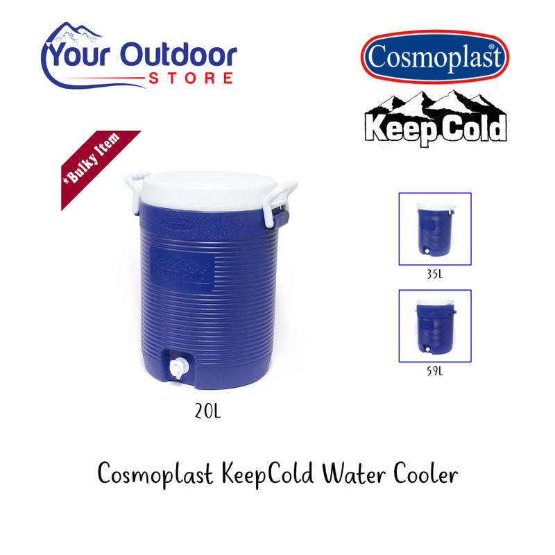 Dark Blue | Cosmolast KeepCold 20L Water cooler, branded hero image