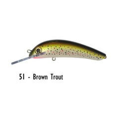 J51 Brown Trout | Stump Jumper Finesse 3.5 Fishing Lure