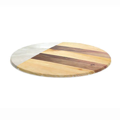 Oztrail 33cm Melamine Cheese Board. view from side