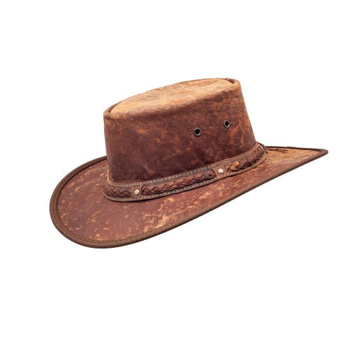 Barmah Kangaroo Leather Squashy Hat