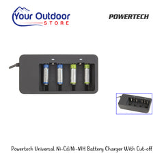 Powertech Universal Ni-Cd/Ni-MH Battery Charger With Cut-off