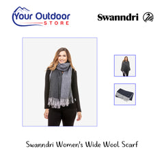 Swanndri Women's Wide Wool Scarf Hero