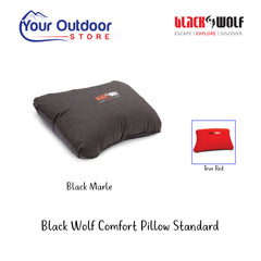 Black Marle | Black Wolf Comfort Pillow Standard