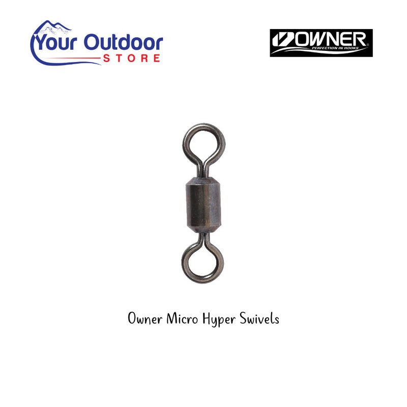 Owner Micro Hyper Swivel Barrel Type. Hero image with title and logos