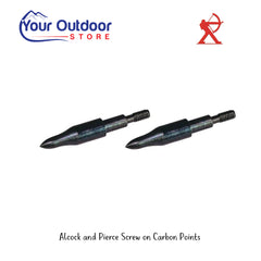 Alcock And Pierce Screw On Carbon Points For Carbon Arrows 120gm Weight