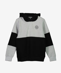 Black Grey | Front of hoody