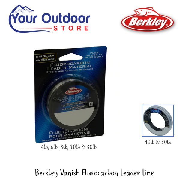 Berkley Vanish® Leader Material, Clear, 6lb