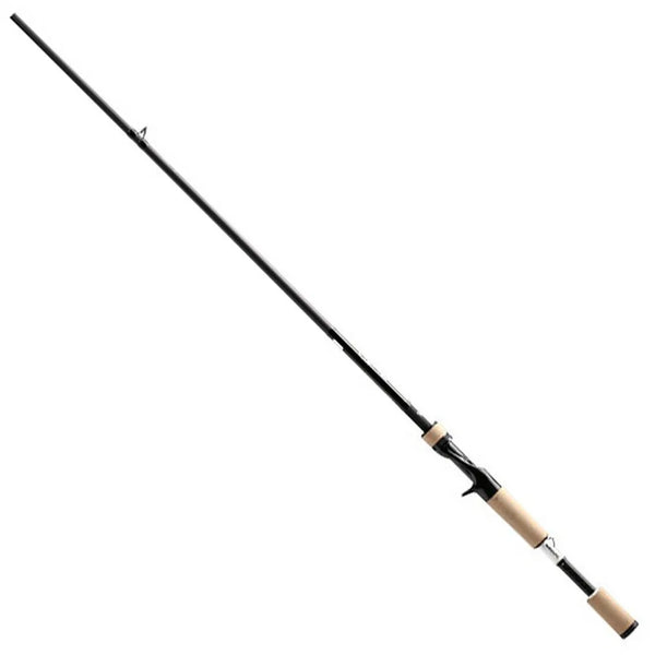 Black | 13 Fishing Omen Black 6'6 Spin Rod Image Showing No Logos Or Titles.