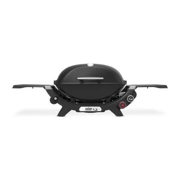 Midnight Black | Weber Q (Q2800N+) Premium BBQ. Front View. 