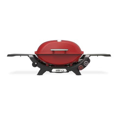Flame Red | Weber Q (Q2800N+) Premium BBQ. Front View.