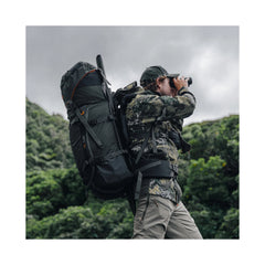 Stone Green | Hunters Element Arete bag 75L - Fully Packed In Action.