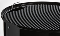 Black | Weber 57cm Smokey Mountain Cooker Image Showing Close Up View Of Grill.(Stock Image Used, May Appear Differently On Product)