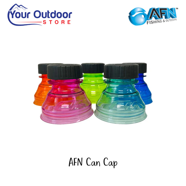 AFN Can Cap | Hero Image Showing All Logos And Titles.