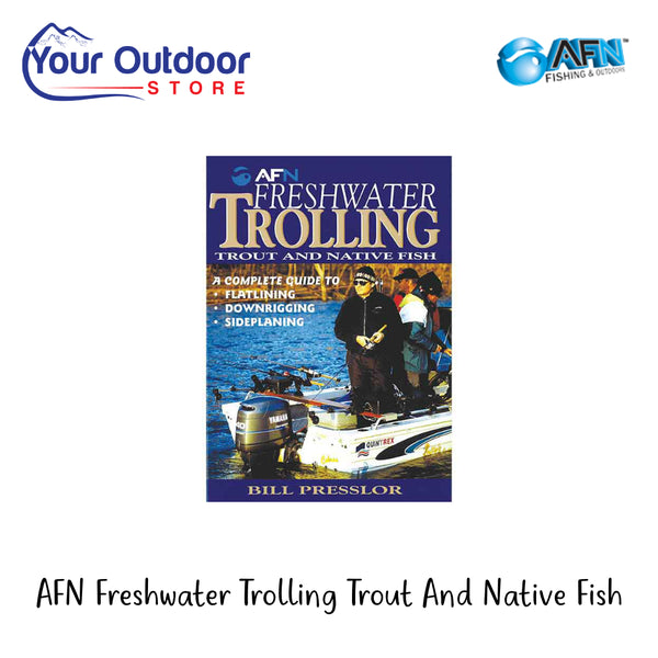 AFN Freshwater Trolling Trout And Native Fish | Hero Image Showing All Logos And Titles.