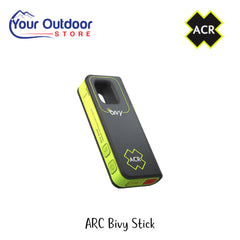 ARC Bivy Stick | Hero Image Showing All Logos And Titles.