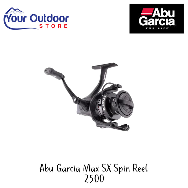 Abu Garcia Max SX Sin Reel | Hero Image Showing All Logos And Titles.