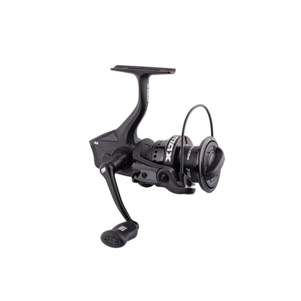 Black / 3000 | Abu Garcia Max SX Spin Reel Image Showing Side View.