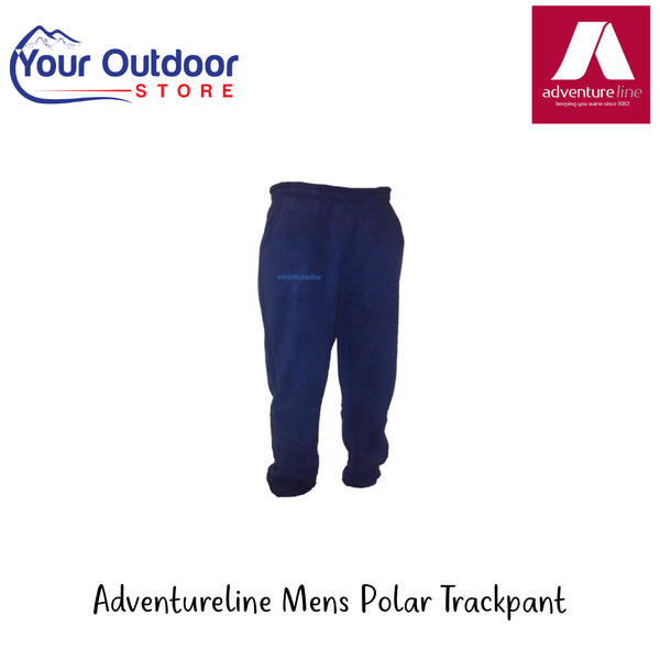 Adventureline Mens Polar Trackpant | Hero Image Showing All Logos And Titles.