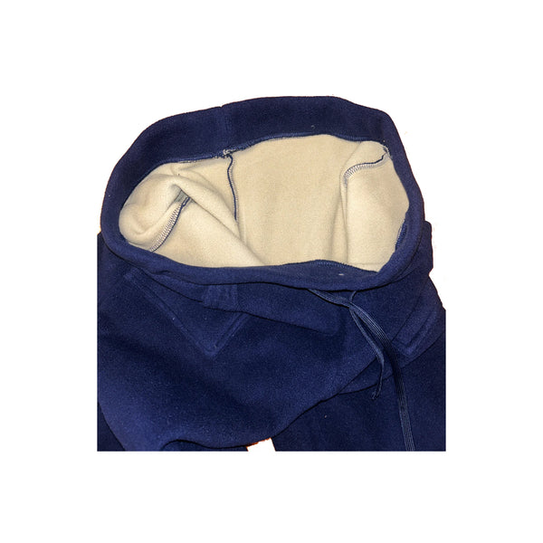 Evening Blue | Adventureline Mens Polar Trackpant Image Showing Elastic Waist And Inner Of The Pant.