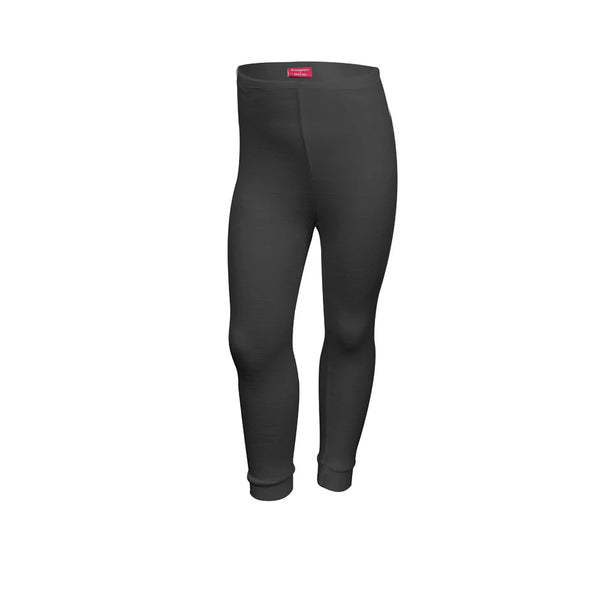 Black | Adventureline Thermo Polyester Viscose Unisex Leggings Image Showing No Logos Or Titles.