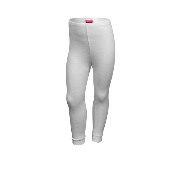 White | Adventureline Thermo Polyester Viscose Unisex Leggings Image Showing No Logos Or Titles.