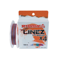 Multicoloured / 150m | Atomic Linez X4 Braid Line 150m Multicoloured Image Showing No Logos Or Titles.