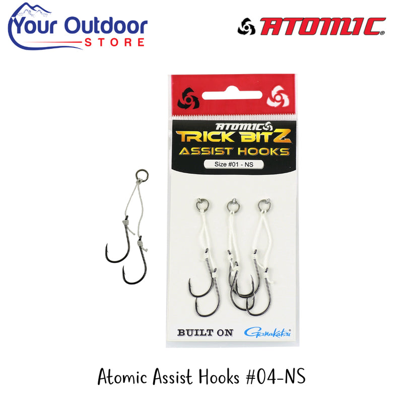 Atomic Assist Hooks #04-NS | Hero Image Showing All Logos Ad Titles.