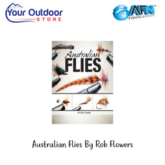 Australian Flies  By Rob Flowers | Hero Image Showing Logos And Titles.