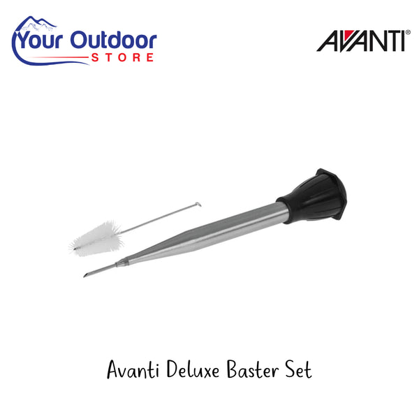 Avanti Deluxe Baster Set | Hero Image Showing All Logos And Titles.