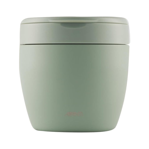 Agave | Avanti Insulated Food Pod Image Showing Front View With Handle Down.