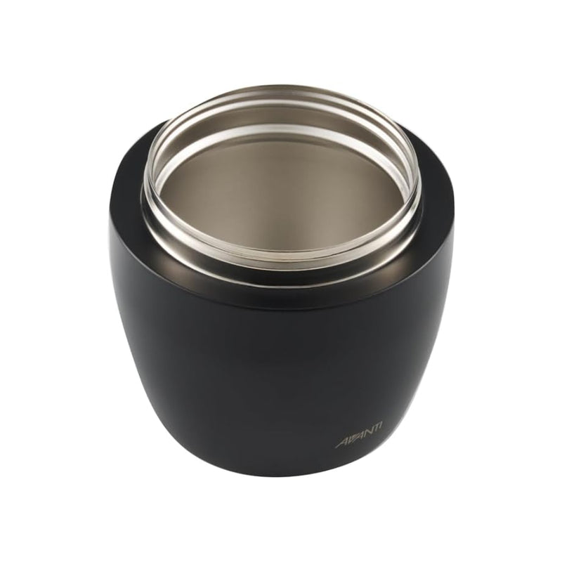 Black | Avanti Insulated Food Pod  Image Showing Top View With The Lid Off.
