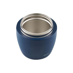 Navy | Avanti Insulated Food Pod Image Showing Top View, Lid Off.
