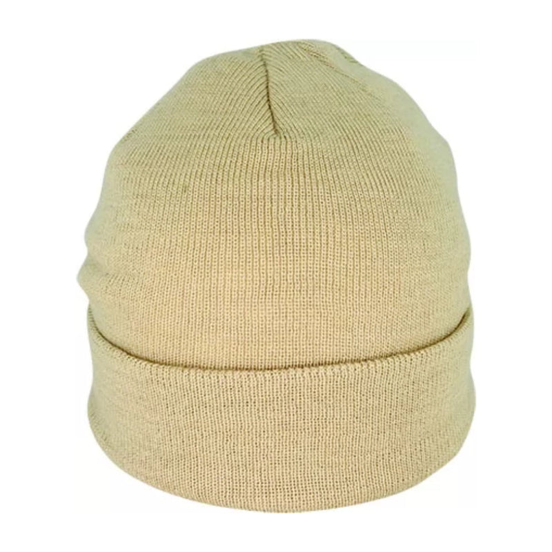 Oatmeal | Avenel Knit Beanie - Front View.